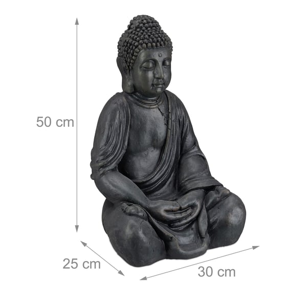 Figur, Buddha, 50x30x25 cm, Kodustaar