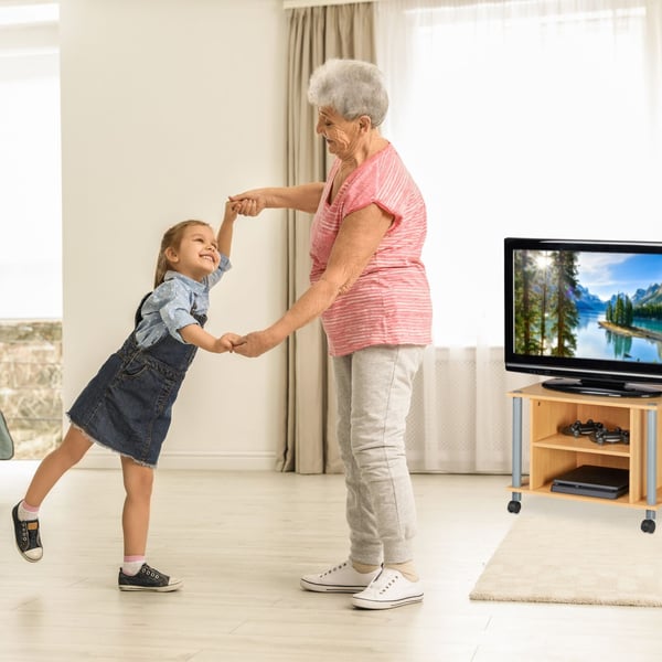 TV-taso, Synteettinen hartsi, 45x60x40 cm, Kodustaar