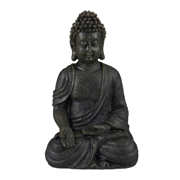 Buddhafigur, 18x10x8 cm, polyresin, Kodustaar