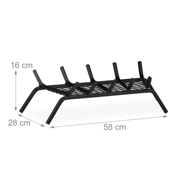 Pejsrist, 17x69x34 cm, Sort, Stål, Kodustaar