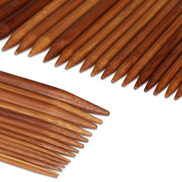 Stickningsnålset, 20 cm, Bambu, Natur, Kodustaar