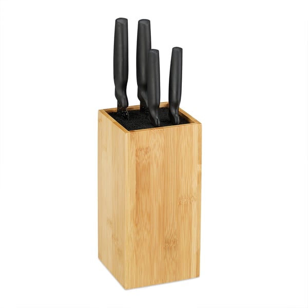Knivblock, Bambu, 24x12 cm, Natur, Kodustaar