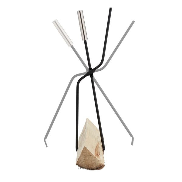 Takkatelineen työkalusetti, 59x22,5x16 cm, musta