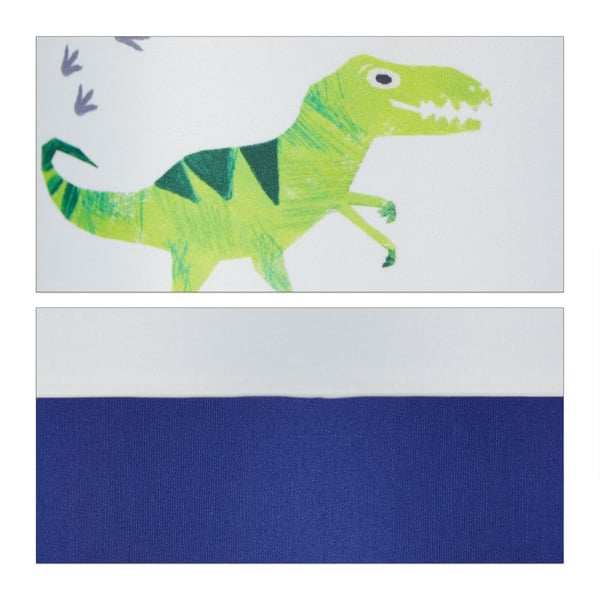 Loftlampe, Dinosaurdesign, 126x30 cm, Hvid og Blå, Kodustaar
