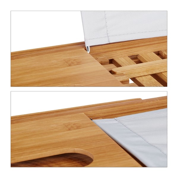 Badekarbakke, Bambus, 4x105x23,5 cm, Natur