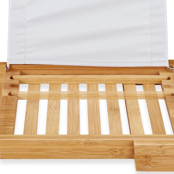 Badekarbakke, Bambus, 4x105x23,5 cm, Natur