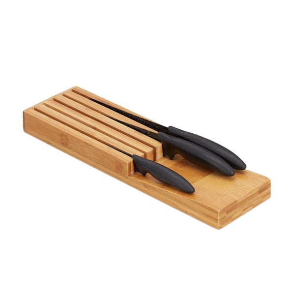 Knivorganisatör, 3,5x11x39 cm, Natur, Kodustaar