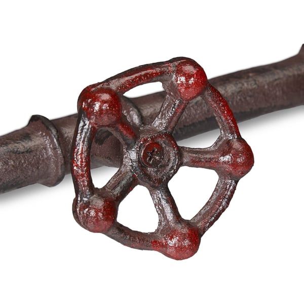 Naulakko, 6.5x46.5x6 cm, Ruskea, Valurauta