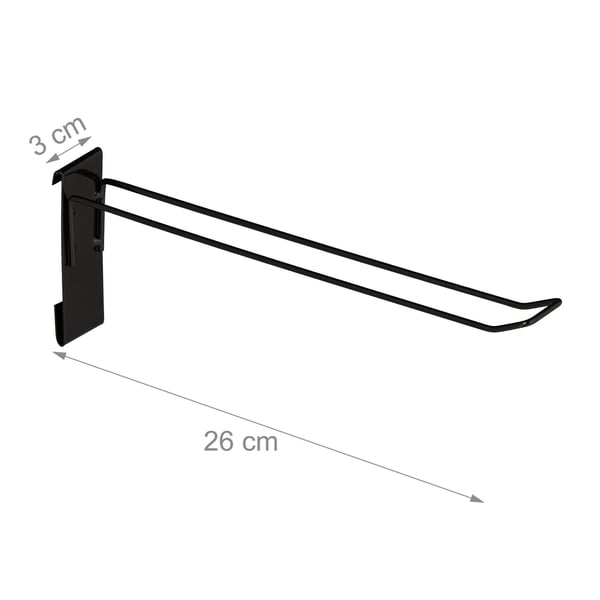Displayställ, 215x65,5x44,5 cm, Svart, Kodustaar