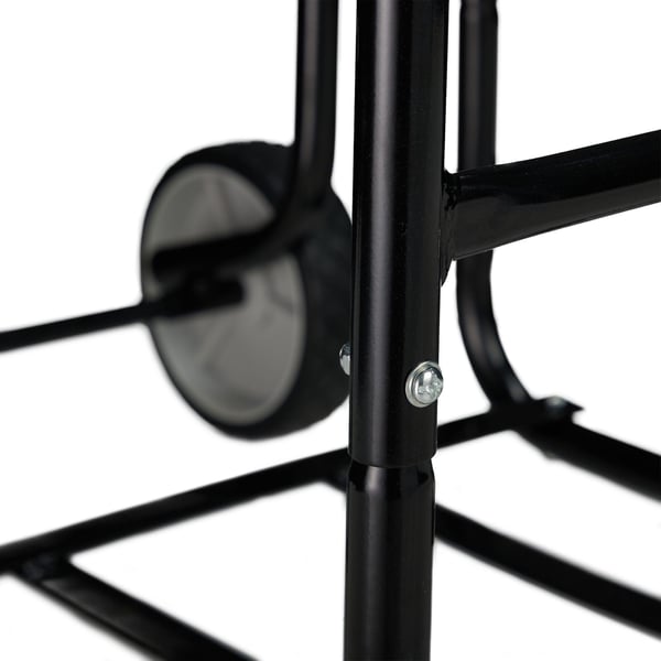 Vedvagn, 112x43.5x59.5 cm, Svart, Kodustaar