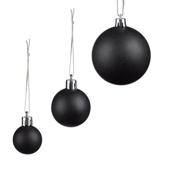 Joulukuusen pallosarja, 7x6 cm, muovi, Kodustaar