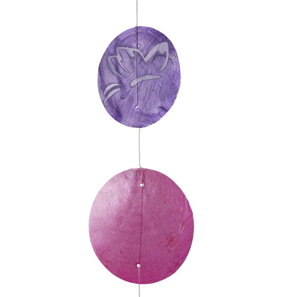 Guirlande Sæt, Capiz Muslingeskal, 180 cm, Assorterede Farver, Kodustaar
