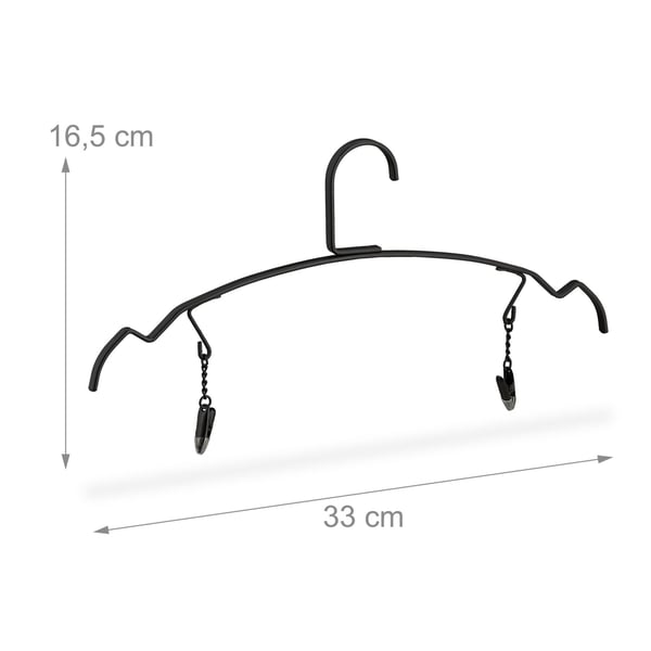 Galge Set, 16,5x33x0,5 cm, Svart, Kodustaar