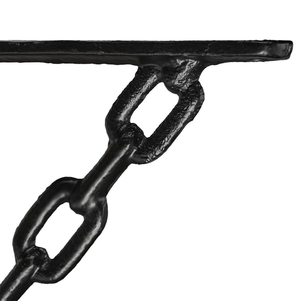 Hylla Konsolset, Gjutjärn Kedjedesign, 18x4x21.5 cm, Kodustaar