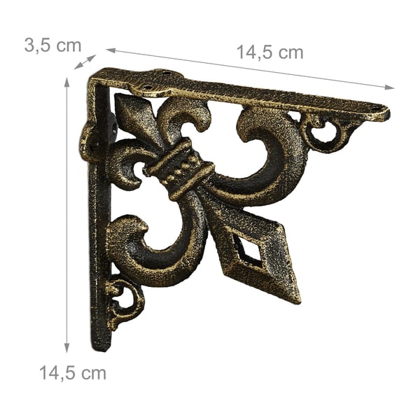 Hylla Konsoler, Set om 2, 14.5x3.5x14.5 cm, Kodustaar