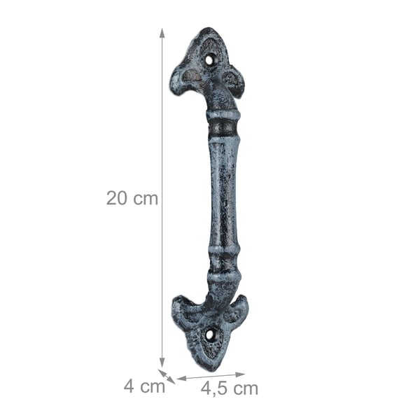 Möbelhandtag Set, 20x4.5x4 cm, Brun, Kodustaar