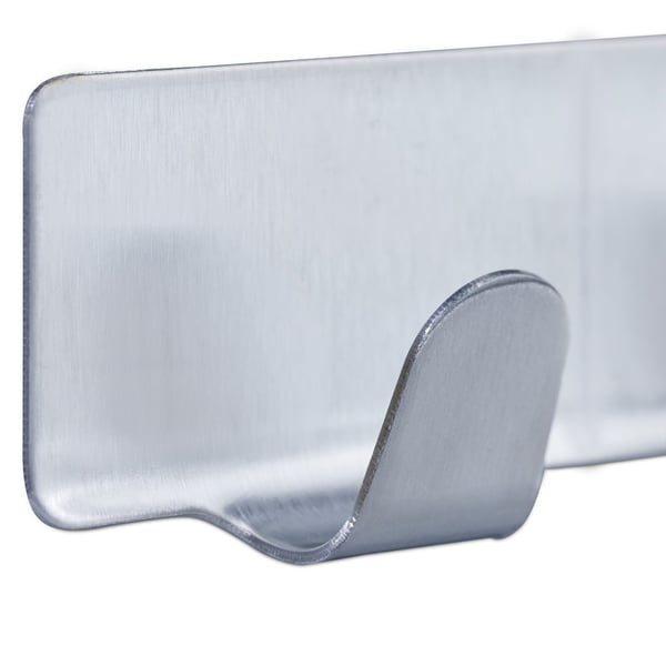 Handdukshängare set, 2,5x16x2 cm, Silver