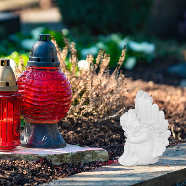 Ängelskulptur set, 10x7,5x6 cm, polyresin, Kodustaar