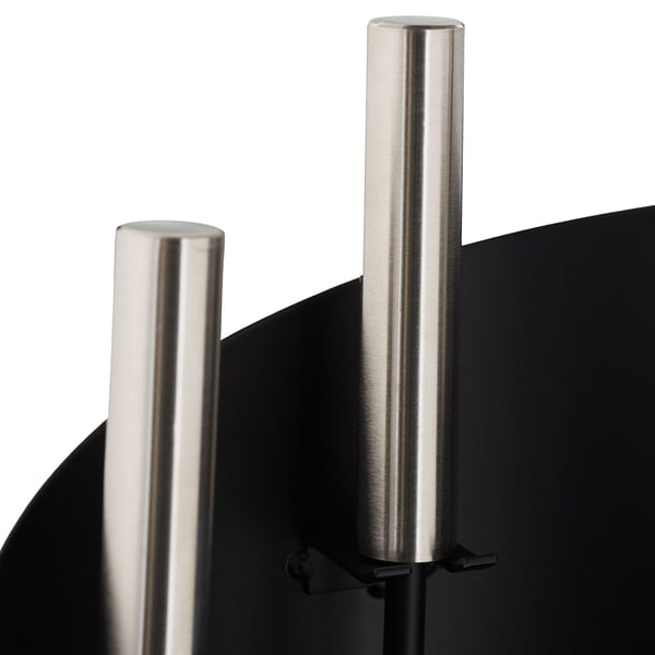 Pejsesæt, 55x20 cm, Sort, Stål, rustfrit stål, Kodustaar