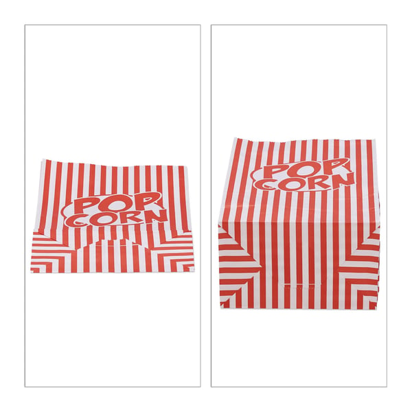 Popcornpåsar, 26x13x8 cm, Röd, Kodustaar