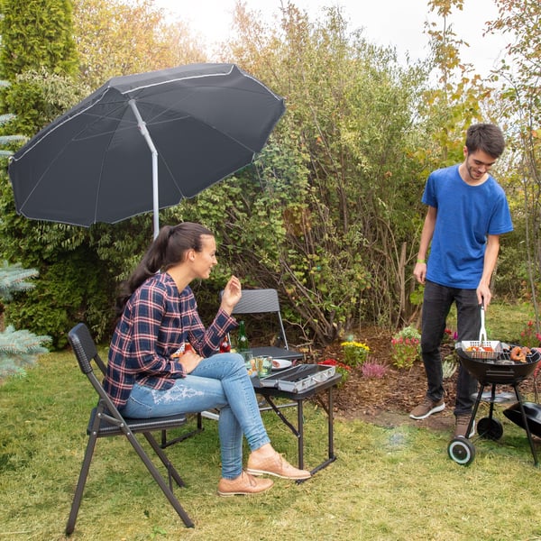 Haveparasol, 180x193 cm, 70% polyester, 30% stål, Kodustaar