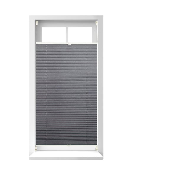 Plisségardin, 210x90x2 cm, Grå, Kodustaar