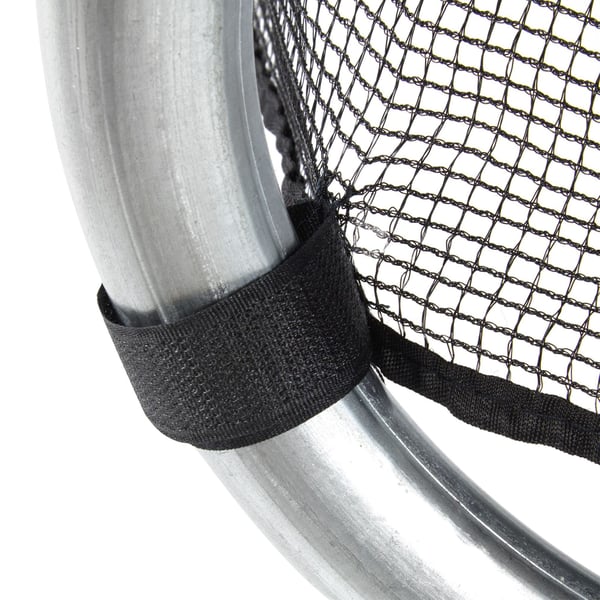 Trampoliinin rungon turvaverkko, 40x246 cm, musta