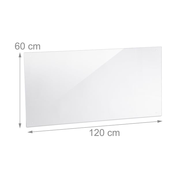 Köksstänkskydd, 40x120 cm, Transparent, Kodustaar