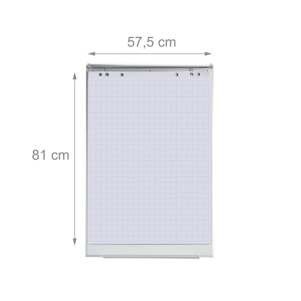 Flipchartpapir, 81x57,5x0,5 cm, Hvid, Kodustaar