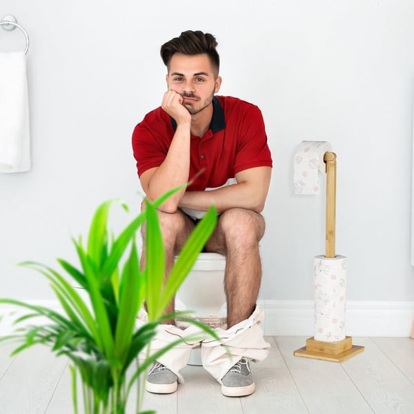 Toiletrulleholder, 71,5x23,5x19 cm, Natur