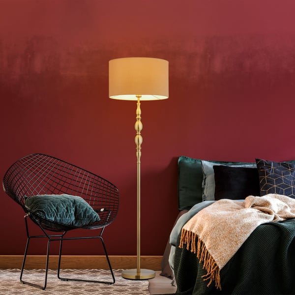 Gulvlampe, 156x43 cm, Beige, Kodustaar