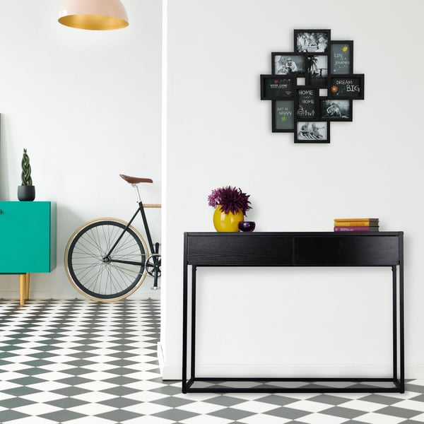 Konsolbord, 40x110x80,5 cm, Sort, Kodustaar