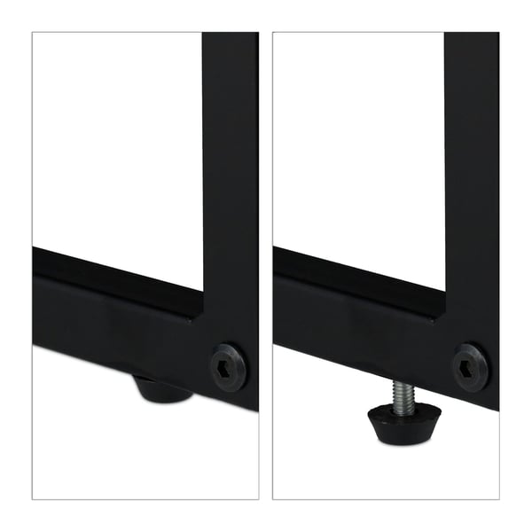 Konsolbord, 40x110x80,5 cm, Sort, Kodustaar