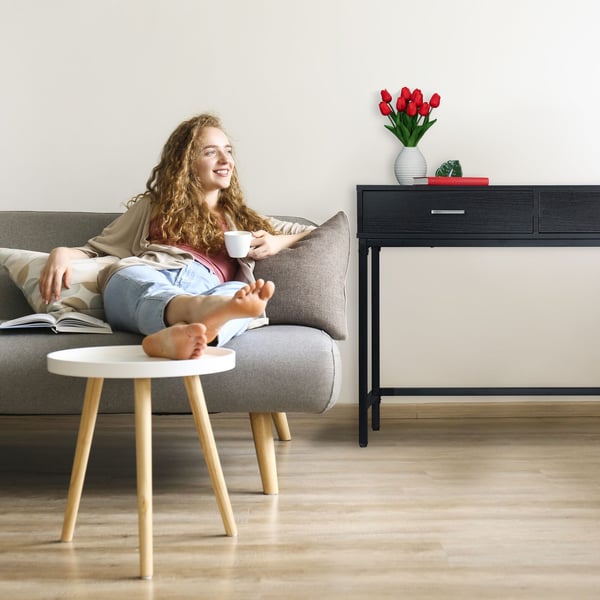 Konsolbord, 42x110x81 cm, Svart, Kodustaar