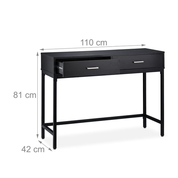 Konsolbord, 42x110x81 cm, Svart, Kodustaar