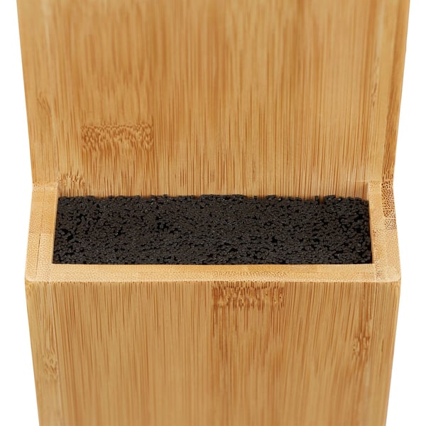 Knivblock, 25,5x11,5x18 cm, Natur, Svart, Kodustaar