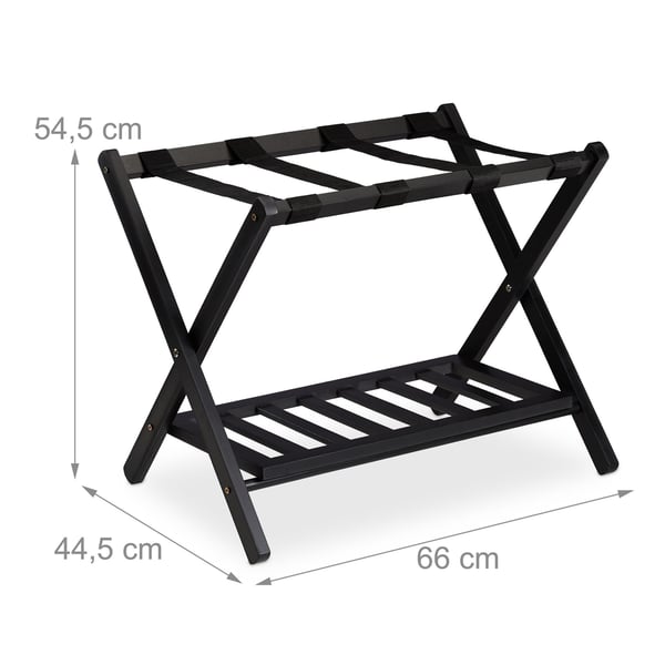 Bagagehylla, Trä, 54.5x66x44.5 cm, Kodustaar