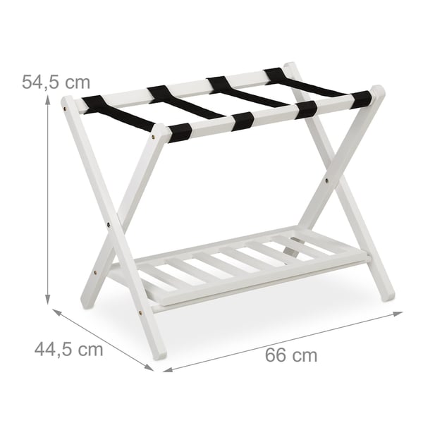 Bagagehylla, Trä, 54.5x66x44.5 cm, Kodustaar