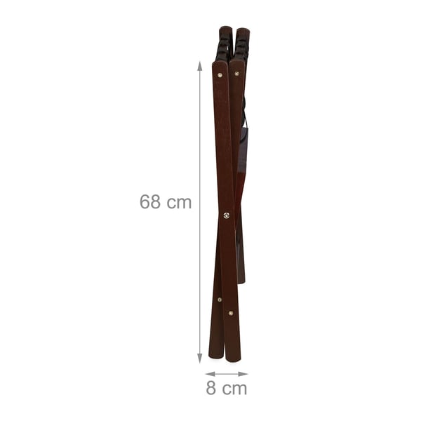 Bagagestativ, Træ, 54.5x66x44.5 cm, Kodustaar