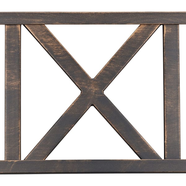Puutarhapenkki, metalli, 127x63x80,5 cm