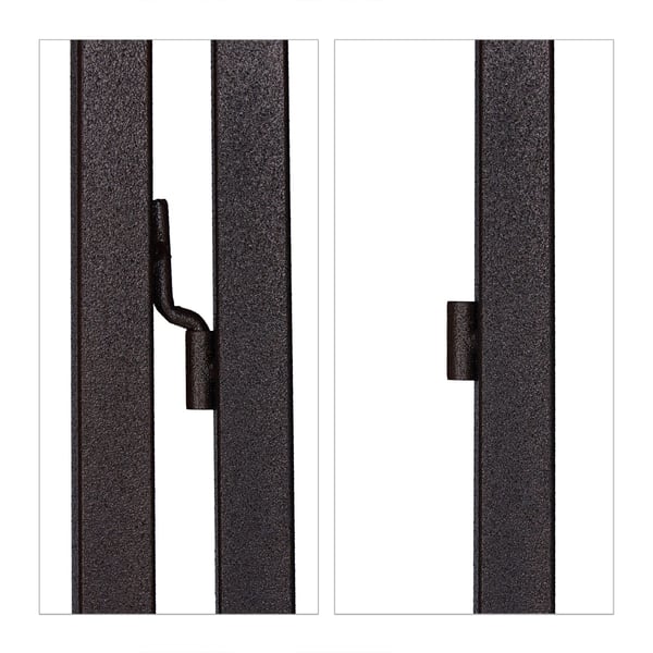 Espalierpanel, Metal, 51x3x182 cm, Brun, Kodustaar