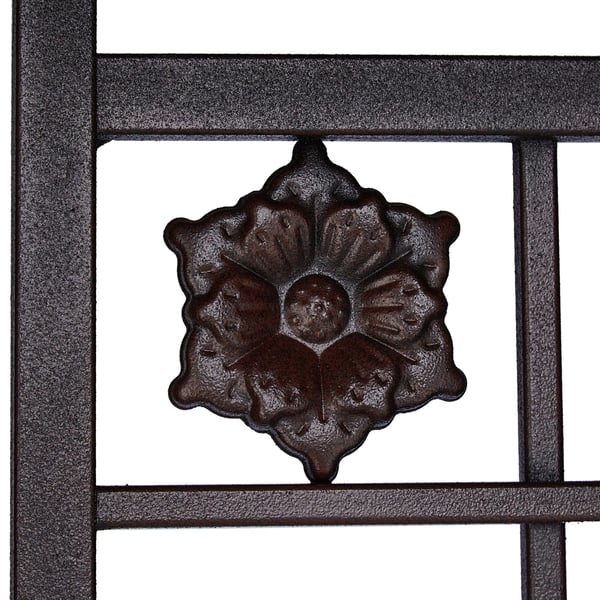 Espalierpanel, Metal, 51x3x182 cm, Brun, Kodustaar