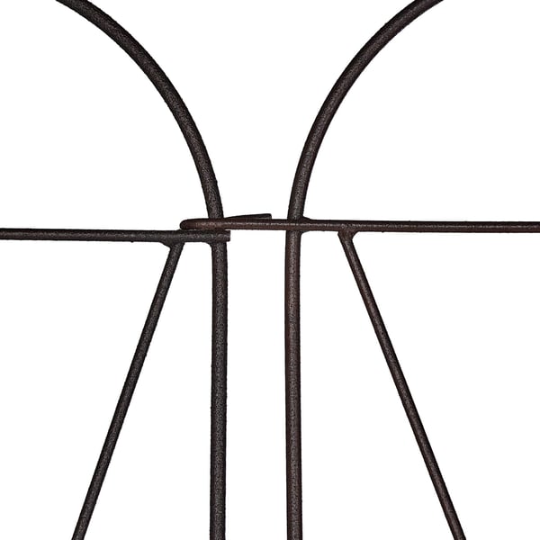Espalierpaneler, metal, 145x1,5x127 cm, brun, Kodustaar