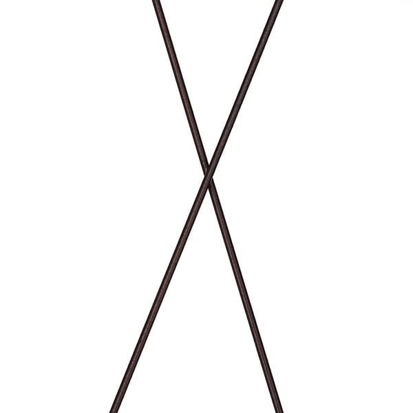 Espalierpaneler, metal, 145x1,5x127 cm, brun, Kodustaar