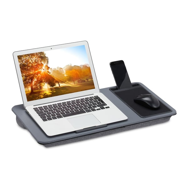 Laptopbakke, 6.5x57.5x30 cm, Grå, Kodustaar