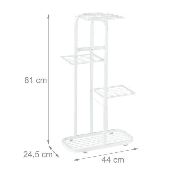 Plantehylde, metal, 81x44x24,5 cm, Kodustaar