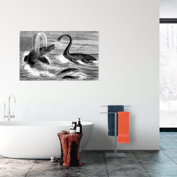 Handdukshylla, 82x50x19 cm, Grå