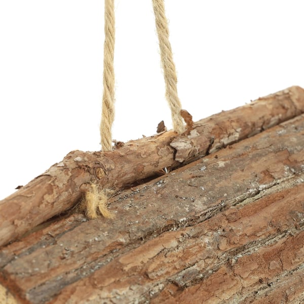 Fuglefoderbræt, Træ, 18x13.5x19.5 cm, Natur
