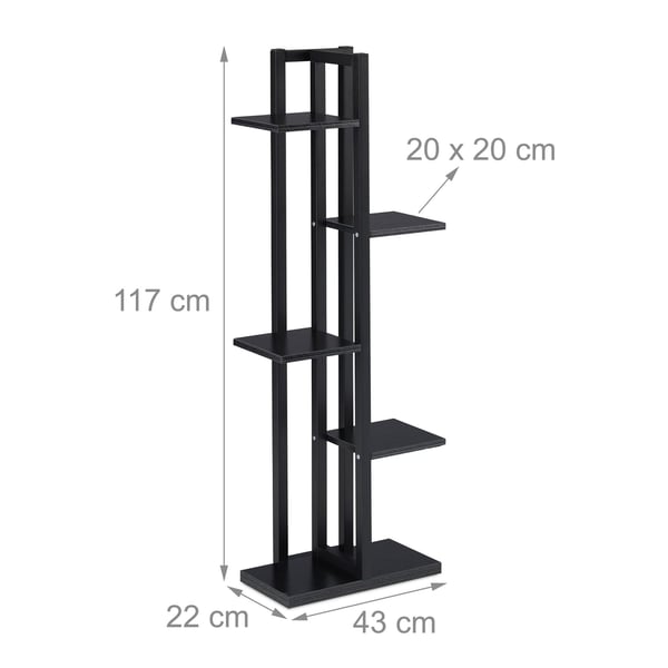 Kukkahylly, 117x43x22 cm, teräs, MDF