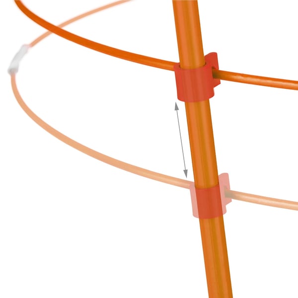 Havespalier sæt, 76 cm, Orange, Kodustaar
